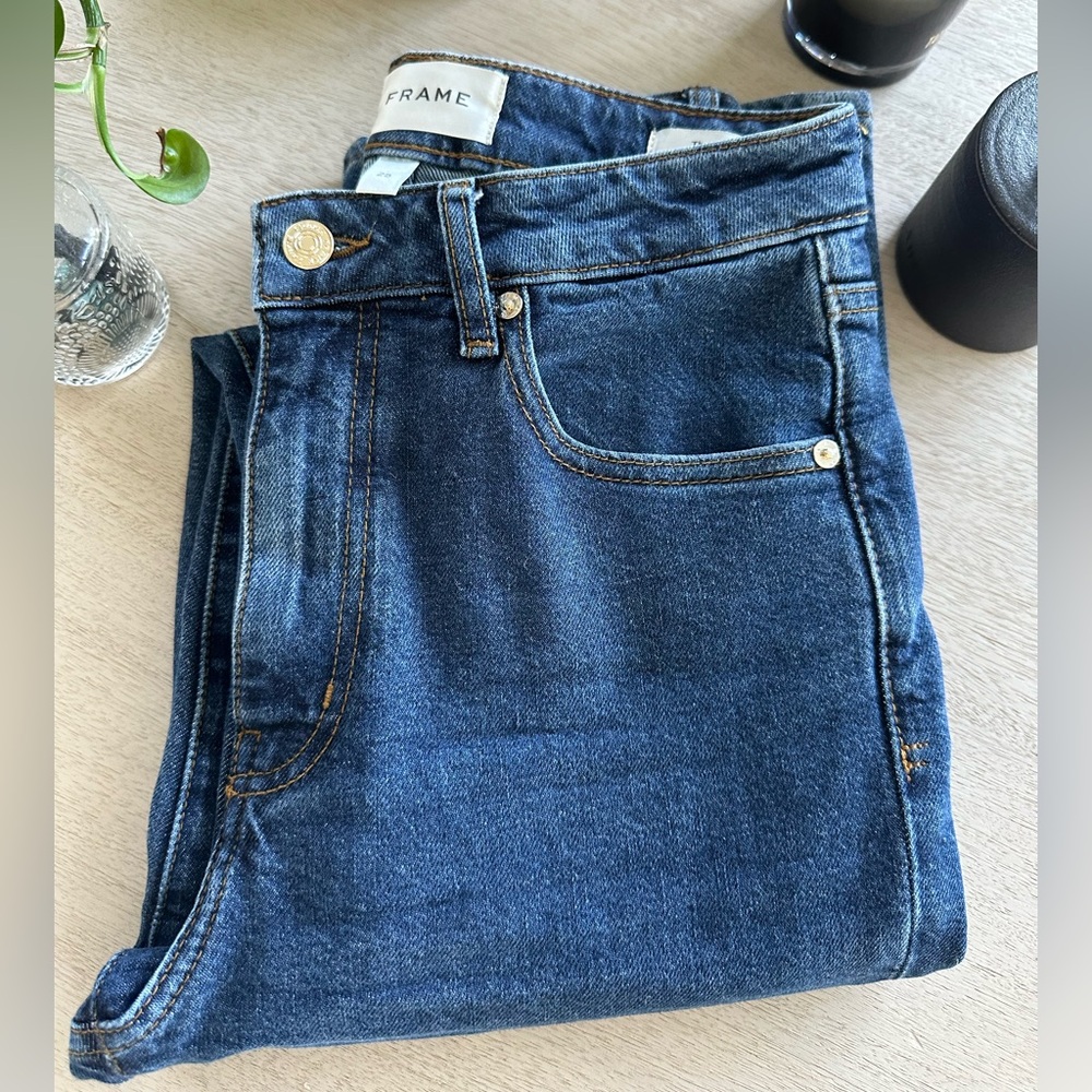 Frame Denim Women's Deep Blue Boot Cut Jeans